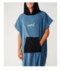 LOGO HOODED TOWEL MEN'S - BLUEFIN