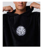 LOGO HOODED TOWEL MEN'S - BLACK - ONE SIZE