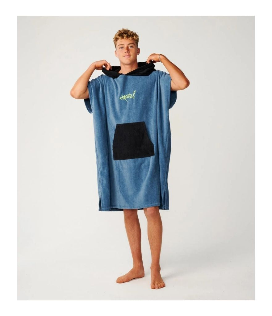 LOGO HOODED TOWEL MEN'S - BLUEFIN