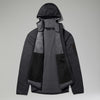 PRAVITALE MOUNTAIN 2.0 HOODED FLEECE JACKET AM - CARBON/BLACK