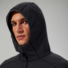 PRAVITALE MOUNTAIN 2.0 HOODED FLEECE JACKET AM - CARBON/BLACK