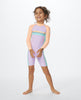 GIRL'S CRYSTAL OVER LS SURFSUIT AGES 1 TO 6