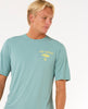 ICONS SURFLITE UPF S/S RASHVEST - BLUE LAGOON