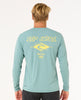 ICONS SURFLITE UPF L/S RASHVEST - BLUE LAGOON