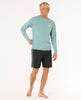 ICONS SURFLITE UPF L/S RASHVEST - BLUE LAGOON