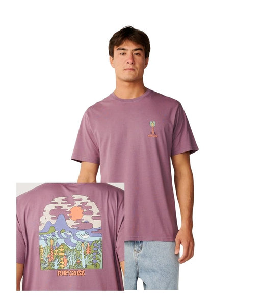 PACIFIC RINSE HIGGINS TEE MEN'S - DUSTY PURPLE
