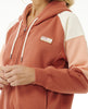 WOMEN'S GALICIA FULL ZIP FLEECE - RUST