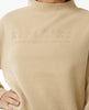 WOMEN'S PREMIUM SURF CREW - TAUPE