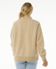 WOMEN'S PREMIUM SURF CREW - TAUPE