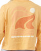 WOMEN'S CUT LAPS LONG SLEEVE TEE - ORANGE