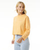 WOMEN'S CUT LAPS LONG SLEEVE TEE - ORANGE