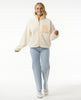 WOMEN'S SHORE BREAK POLAR FLEECE - OFF WHITE