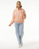 WOMEN'S FORTALEZA  HALF ZIP FLEECE - LIGHT PINK