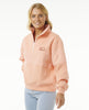 WOMEN'S FORTALEZA  HALF ZIP FLEECE - LIGHT PINK