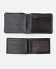 MEN'S LAYERED RFID 2-IN-1 LEATHER WALLET - BROWN