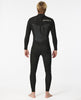 MEN'S DAWN PATROL 5/3MM GB BACK ZIP STEAMER - BLACK