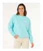 SURF PUFF INSPIRED CREW - WOMEN'S - LIGHT SEA BLUE
