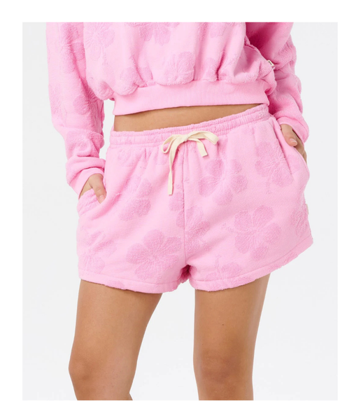 PARADISE TERRY BEACH SHORT - WOMEN'S - PINK