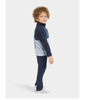 MONTE KIDS HALF BUTTON 4 - CLOUD BLUE