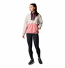 WOMEN'S SEQUOIA GROVE 1/2 ZIP FLEECE - DARK STONE, PINK AGAVE