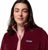 BENTON SPRINGS™ 1/2 SNAP PULL OVER II WOMEN'S - RICH WINE, ERASER PINK