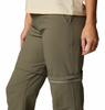 WOMEN'S LESLIE FALLS CONVERTIBLE PANT - STONE GREEN