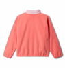YOUTH SEQUOIA GROVE FULL ZIP FLEECE - HOT CORAL SATIN