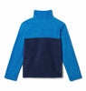 YOUTH UNISEX STEENS MTN II 1/4 SNAP FLEECE PULL-OVER - COLLEGIATE NAVY, BRIGHT INDIGO (AGES 10 - 20)