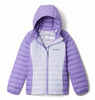 YOUTH GIRL'S POWDER LITE II HOODED JACKET - SNOWDRIFT, PAISLEY PURPLE (AGES 10 - 20)