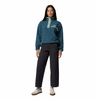 HELVETIA™ II CROPPED HALF SNAP FLEECE WOMEN'S - EVERBLUE, CRUSHED BLUE, CITRON HAZE