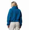 HELVETIA II CROPPED HALF SNAP FLEECE WOMEN'S - PHOENIX BLUE, RAINY DAY