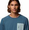 COLUMBIA TECH™ KNIT LONG SLEEVE CREW MEN'S - EVERBLUE, CRUSHED BLUE
