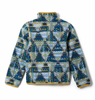 HELVETIA II PRINTED HALF SNAP FLEECE  KID'S - PHOENIX BLUE GEOMIX (AGES 4-8)