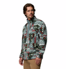 HELVETIA II PRINTED HALF SNAP FLEECE MEN'S - SEDONA SAGE GEOMIX