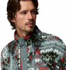 HELVETIA II PRINTED HALF SNAP FLEECE MEN'S - SEDONA SAGE GEOMIX