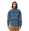 HELVETIA™ II PRINTED HALF SNAP FLEECE MEN'S - EVERBLUE HIGH SHINE