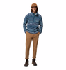 HELVETIA™ II PRINTED HALF SNAP FLEECE MEN'S - EVERBLUE HIGH SHINE