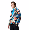 HELVETIA™ II PRINTED HALF SNAP FLEECE MEN'S - COMPASS BLUE REFLECTIONS