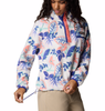 WOMEN'S HELVETIA II PRINTED CROPPED HALF SNAP - SEA SALT PASTEL