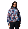 HELVETIA II PRINTED CROPPED HALF SNAP WOMEN'S - RAINY DAY, GEOMIX