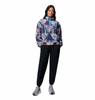 HELVETIA II PRINTED CROPPED HALF SNAP WOMEN'S - RAINY DAY, GEOMIX