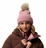 Columbia Amaze Puff Women's Long Hooded Down Jacket - Tobacco