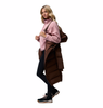 Columbia Amaze Puff Women's Long Hooded Down Jacket - Tobacco