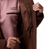 Columbia Amaze Puff Women's Long Hooded Down Jacket - Tobacco