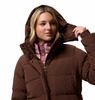 Columbia Amaze Puff Women's Long Hooded Down Jacket - Tobacco
