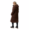 Columbia Amaze Puff Women's Long Hooded Down Jacket - Tobacco
