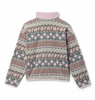 SEQUOIA GROVE PRINTED FULL ZIP FLEECE (AGES 10-16) - IRON WIZARD ISLAND, MINERAL PINK