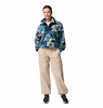 SEQUOIA GROVE™ PRINTED HALF ZIP WOMEN'S - EVERBLUE BLOSSOMING