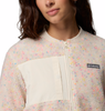 STELLAR PATH FLEECE BOMBER FULL ZIP WOMEN'S - CHALK