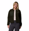STELLAR PATH™ FLEECE BOMBER FULL ZIP WOMEN'S - GREENSCAPE